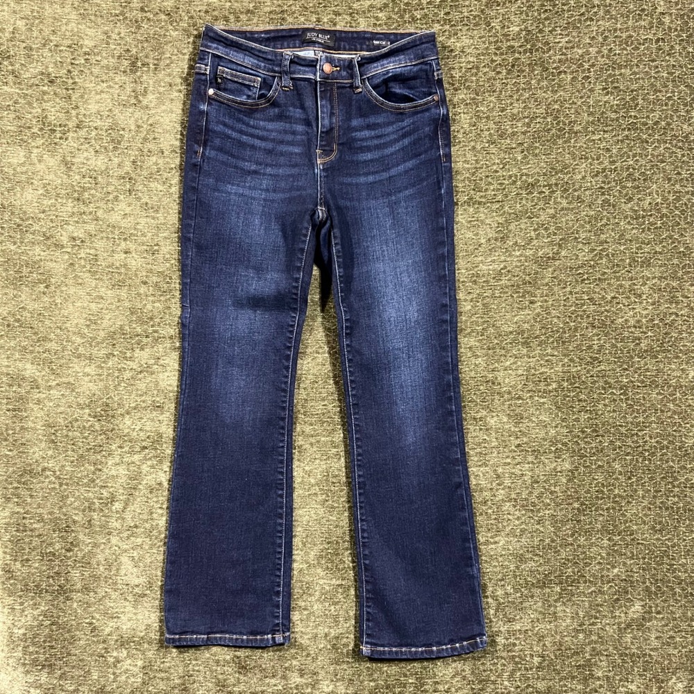 Judy Blue Boot Cut Jeans Womens 11/30 Dark Wash Stretch Denim JB82361-S DK